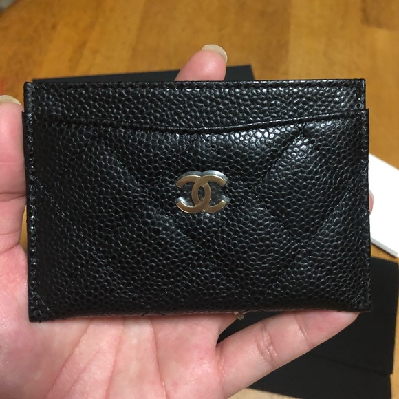 Authentic CHANEL Cardholder Black Caviar, NEW - Picture 3 of 5